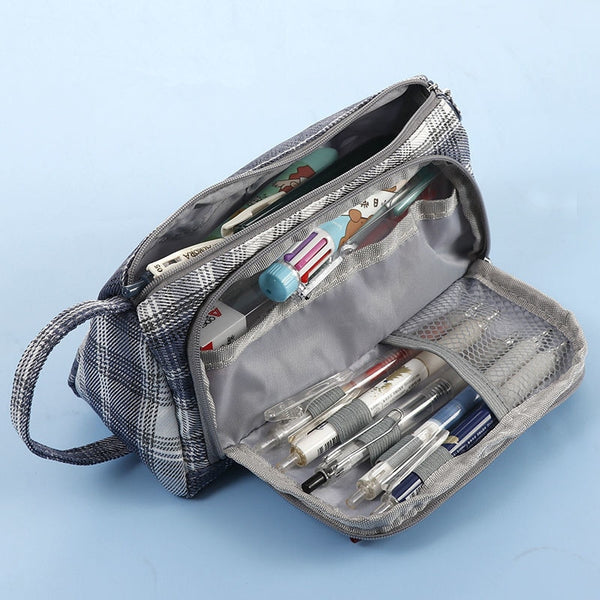 Pencil Cases School Students Pen Case Supplies Pencil Storage Bag Box Pencils Pouch Stationery - Shopsteria