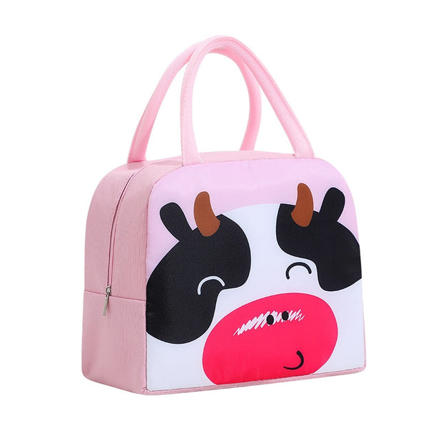 Creative Portable Insulated Thermal Lunch Box Picnic Supplies Bags Cartoon Lunch Bag Box Lunch Bags for Women Girl Kids Children - Shopsteria