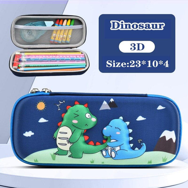 3D school pencil case large capacity waterproof - Shopsteria