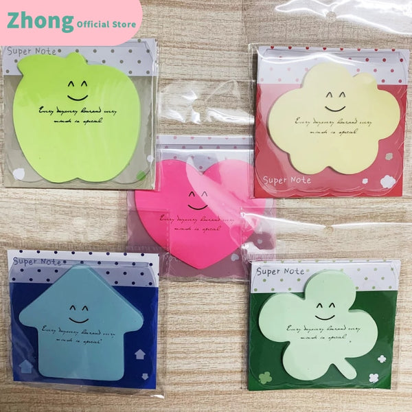 Creative Memo Pad Colour Self Sticky Notes - Shopsteria