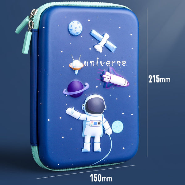 Cute 3D Cartoon Universe Pencil Cases Large Capacity Multifunction  Unicorn School Student Pen Bags Box Stationery Supplies - Shopsteria