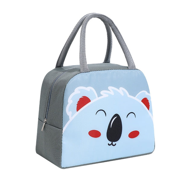 Creative Portable Insulated Thermal Lunch Box Picnic Supplies Bags Cartoon Lunch Bag Box Lunch Bags for Women Girl Kids Children - Shopsteria