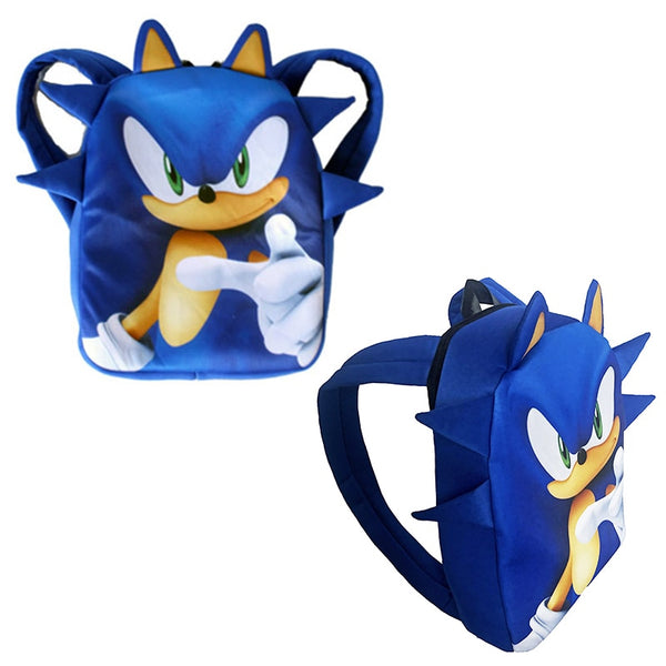 SONIC RACING Children Sonic Kindergarten Backpack Cosplay Party Hedgehog Children Schoolbag Kid School Opening Gift - Shopsteria