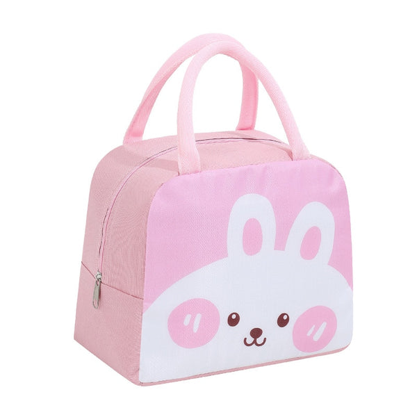 Creative Portable Insulated Thermal Lunch Box Picnic Supplies Bags Cartoon Lunch Bag Box Lunch Bags for Women Girl Kids Children - Shopsteria