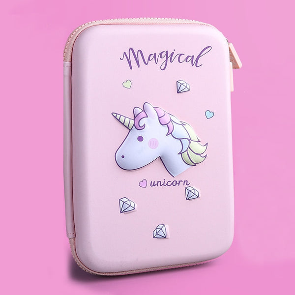 Cute 3D Cartoon Universe Pencil Cases Large Capacity Multifunction  Unicorn School Student Pen Bags Box Stationery Supplies - Shopsteria