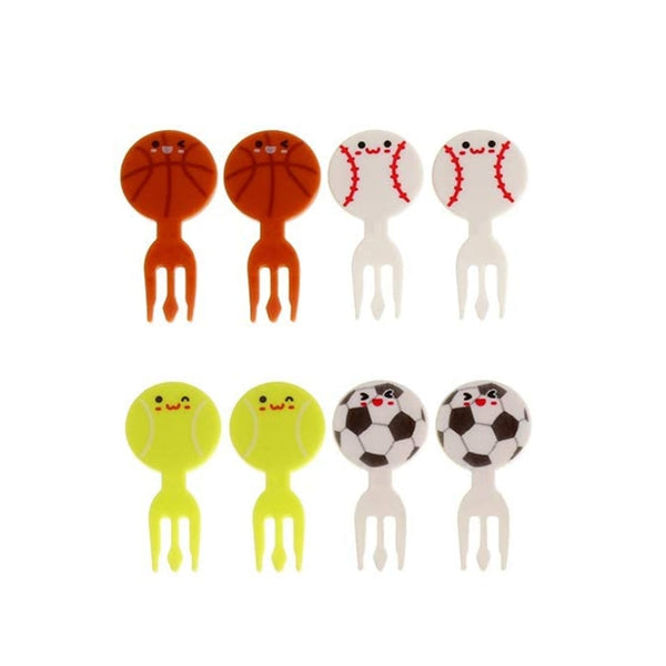 Animal Fruit Fork Food Grade Plastic Mini Cartoon Kids Cake Fruit Toothpick Bento Lunch Bento Accessories Party Decoration - Shopsteria