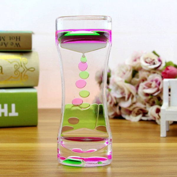 New Montessori Educational Toys Hourglass Sensory Visual Stimulation Timer Decompression Toys Water Drop Gift Time Lapse Sensor - Shopsteria