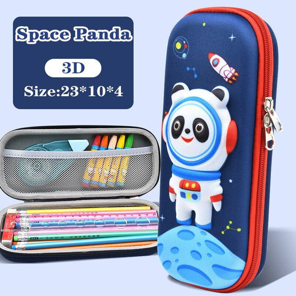 3D school pencil case large capacity waterproof - Shopsteria