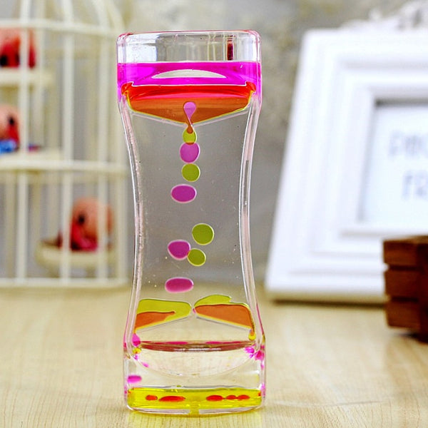 New Montessori Educational Toys Hourglass Sensory Visual Stimulation Timer Decompression Toys Water Drop Gift Time Lapse Sensor - Shopsteria