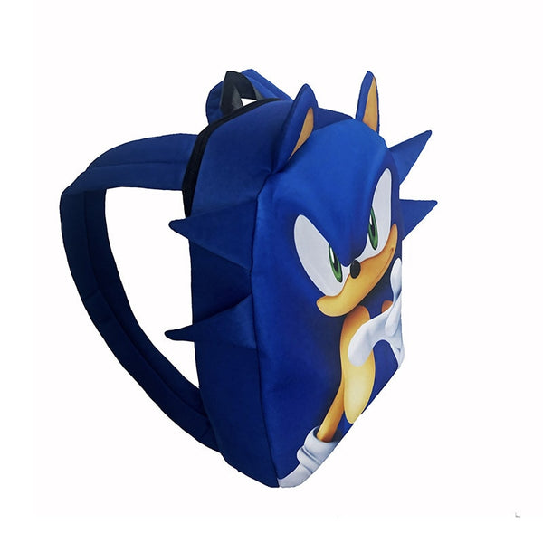 SONIC RACING Children Sonic Kindergarten Backpack Cosplay Party Hedgehog Children Schoolbag Kid School Opening Gift - Shopsteria