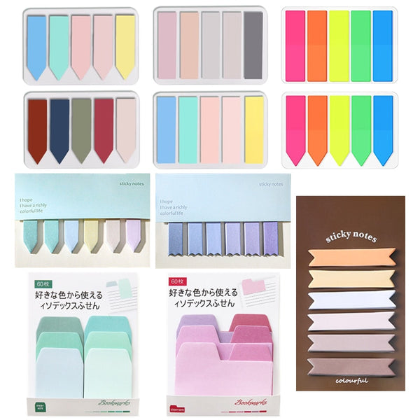 60/100/120 Sheets New Flags Tabs Sticky Notes Index - Shopsteria