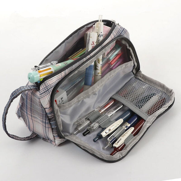 Pencil Cases School Students Pen Case Supplies Pencil Storage Bag Box Pencils Pouch Stationery - Shopsteria