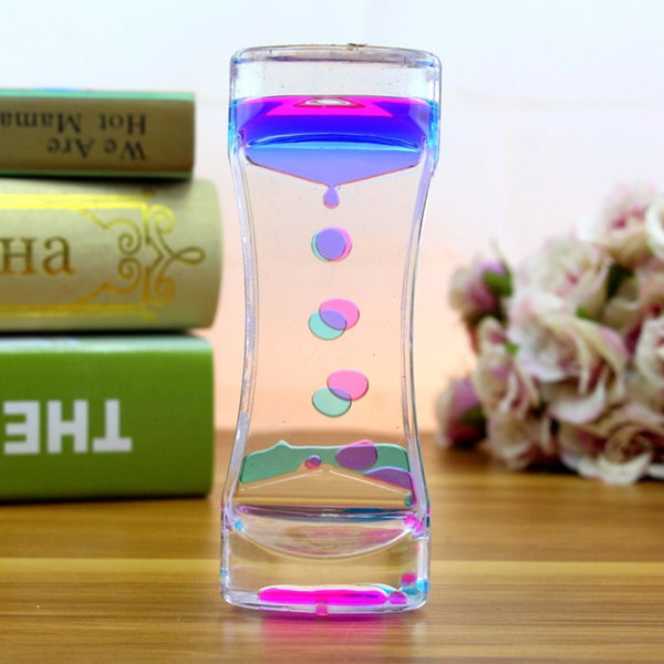 New Montessori Educational Toys Hourglass Sensory Visual Stimulation Timer Decompression Toys Water Drop Gift Time Lapse Sensor - Shopsteria