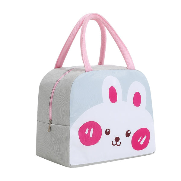 Creative Portable Insulated Thermal Lunch Box Picnic Supplies Bags Cartoon Lunch Bag Box Lunch Bags for Women Girl Kids Children - Shopsteria