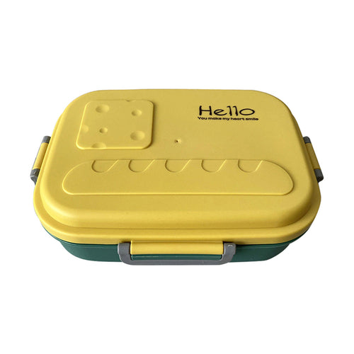 Stainless Steel Lunch Box Portable Grids Bento Box School Kids Student - Shopsteria