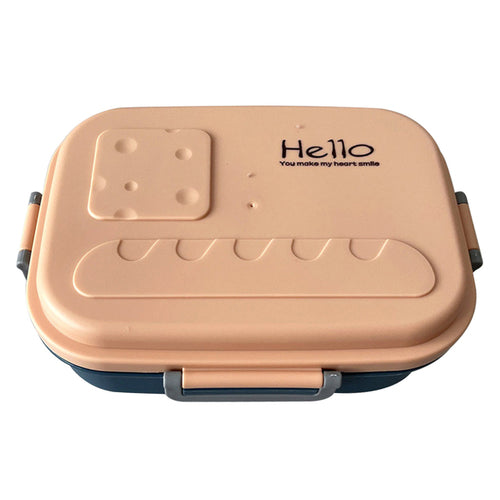 Stainless Steel Lunch Box Portable Grids Bento Box School Kids Student - Shopsteria