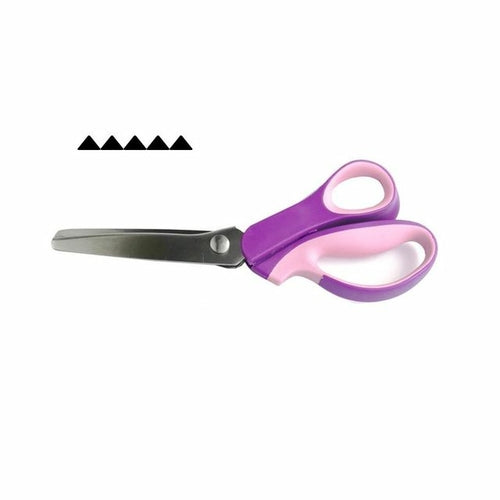 Stainless Steel Scissors For Cloth Pattern Lace Zigzag Leather - Shopsteria