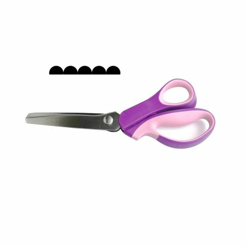 Stainless Steel Scissors For Cloth Pattern Lace Zigzag Leather - Shopsteria