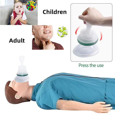 Choking Rescue Device Home Kit for Adult and Children First Aid Kit, Portable Choking Rescue Device, First Aid Choking Device