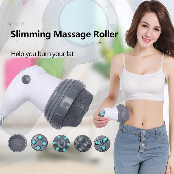 New Design Noiseless Vibration Full Body Massager Slimming Kneading Roller - Shopsteria