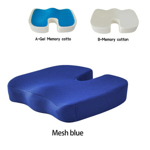 Gel Enhanced Summer Seat Cushion Nonslip Orthopedic Memory Coccyx Tailbone  Pain