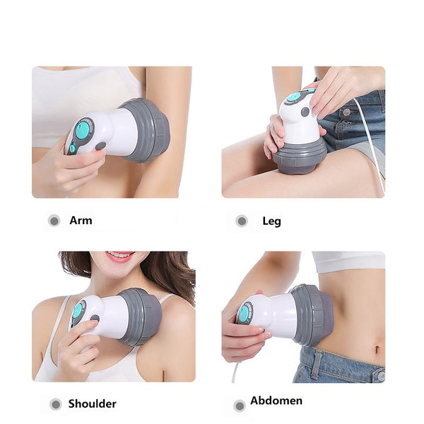 New Design Noiseless Vibration Full Body Massager Slimming Kneading Roller - Shopsteria